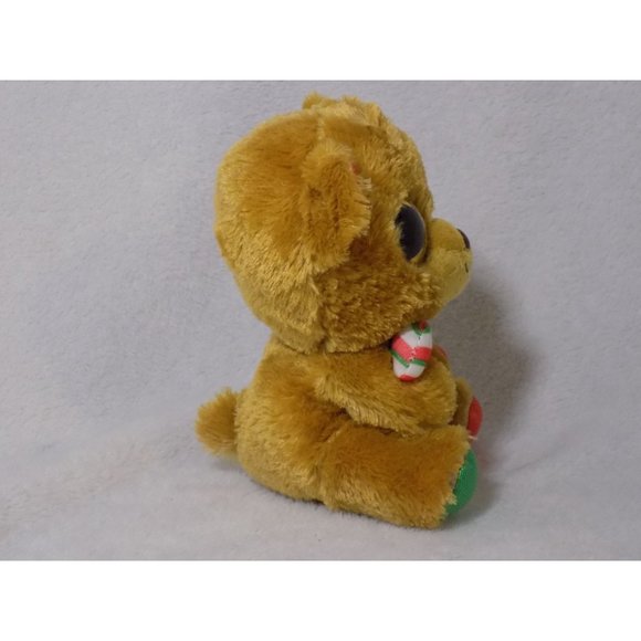 Ty Beanie Boos-BELLA CHRISTMAS BEAR 6" Glitter Eyes Stuffed Animal Plush - Picture 4 of 4